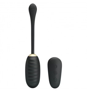 PRETTY LOVE - Royal Pleasure Wireless Remote Vibrating Egg (Chargeable - Black Gold)
